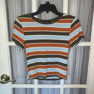 Forever 21 stripped shortsleeved tee